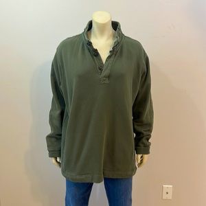 Orvis Mens Large Olive green pullover